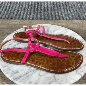Sam Edelman Women's Inez Flat Sandal Dark Bourbon